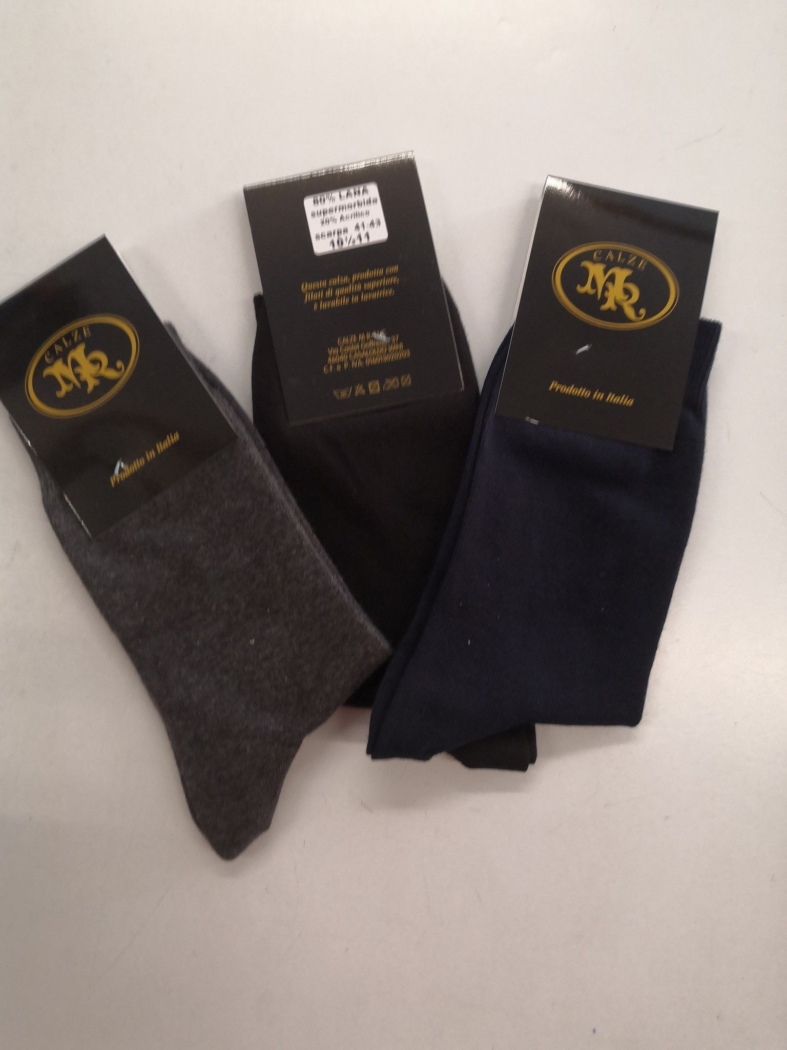 CALZINO UOMO LANA SUPERMORBIDA 80%