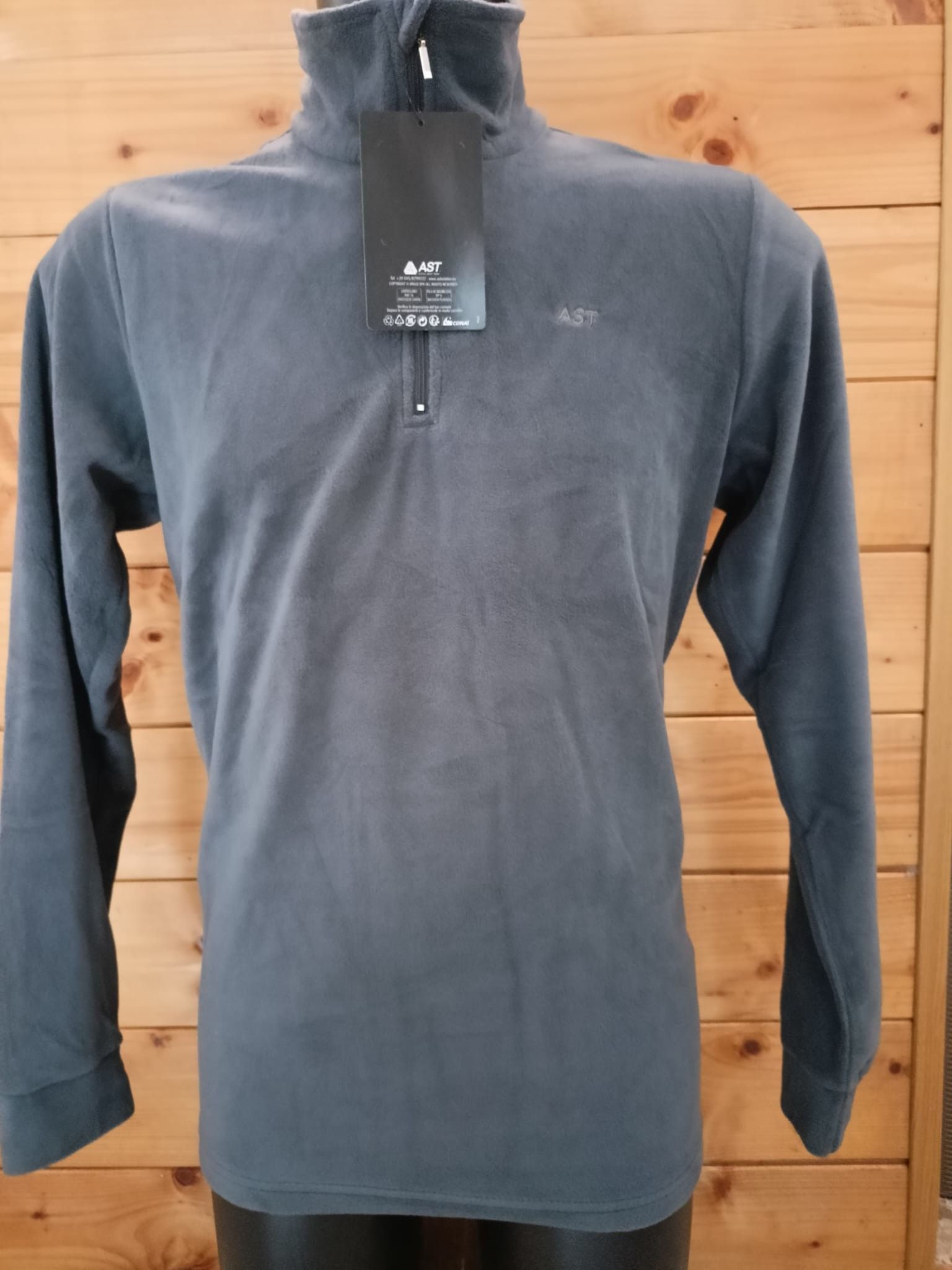 MAGLIA UOMO M/ZIP MICROPILE AST