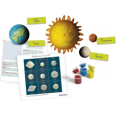 Clementoni- Sapientino Cosmo Montessori 5 Anni, Gioco educativo per Esplorare Il Sistema Solare, Sviluppo linguaggio-Made in Italy, Multicolore, 16359