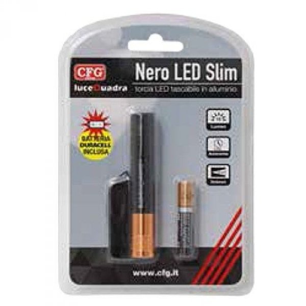CFG Torcia Led In Alluminio El039 0,5w Pile Incluse