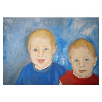 Ritratto coppia di gemellini