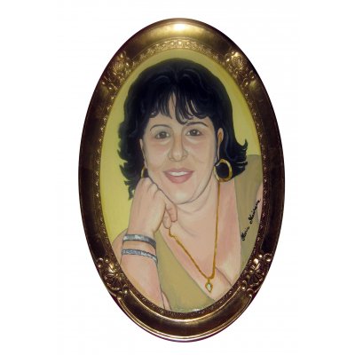 Ritratto di donna ovale