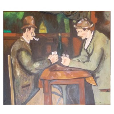 Giocatori di carte - Copia di Paul Cézanne