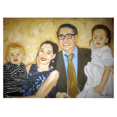 Ritratto casalingo di famiglia