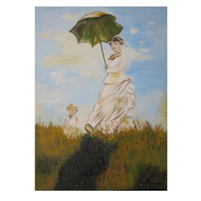 Passeggiata con figlio - Copia di Claude Monet