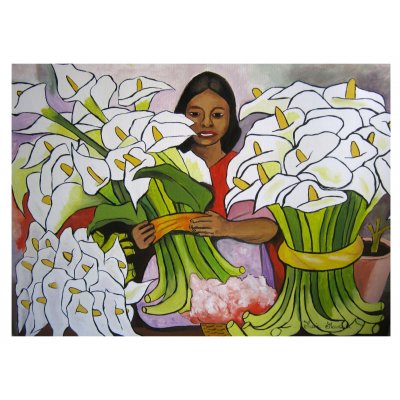 La venditrice di calle - Copia di Diego Rivera