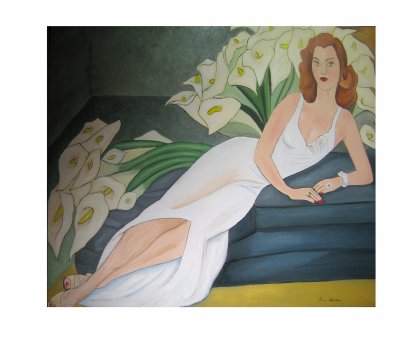 Donna sul divano - Copia di Diego Rivera