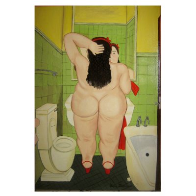 Donna al Bagno - Copia di Fernando Botero