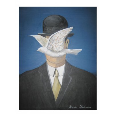 Uomo con cappello - Copia di René Magritte