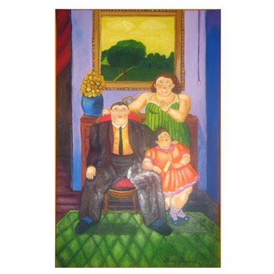 Famiglia colombiana - Copia di Fernando Botero