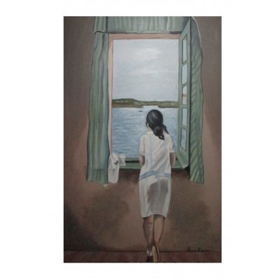 Ragazza alla finestra - Copia di Salvador Dalí