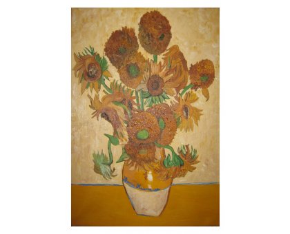 Vaso con quindici girasoli - Copia di Van Gogh