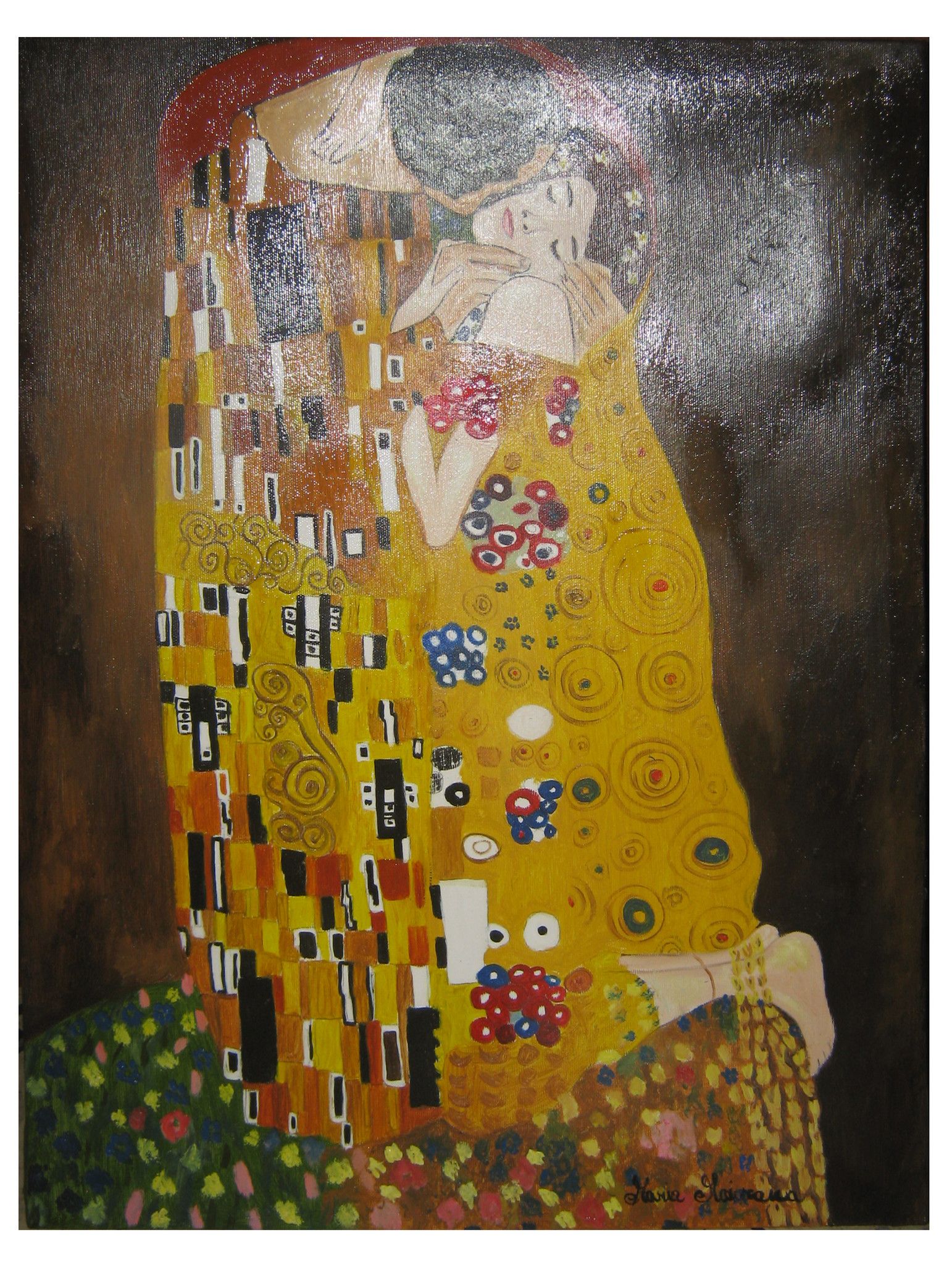 Il bacio - Copia di Gustav Klimt - 50x60, Copie d'autore