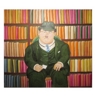 Il notaio - Copia di Fernando Botero - 130x160