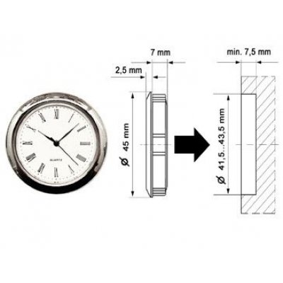Calotta a Incasso 45 mm
