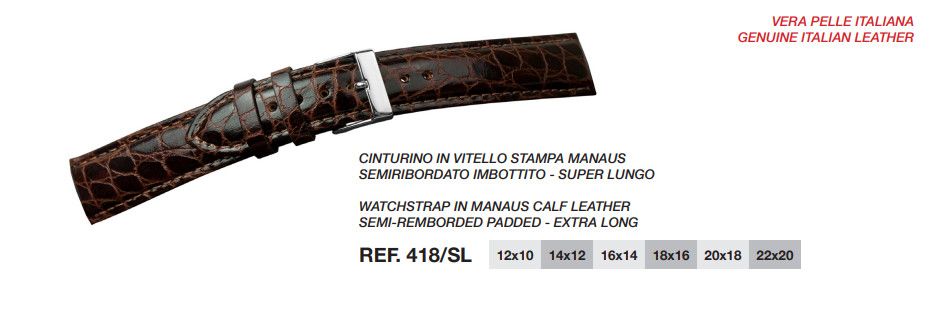 Cinturino Pelle 418 SL