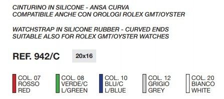 Cinturino Compatibile Rolex 942/C