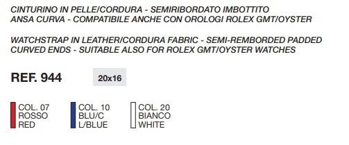 Cinturino Compatibile Rolex 944
