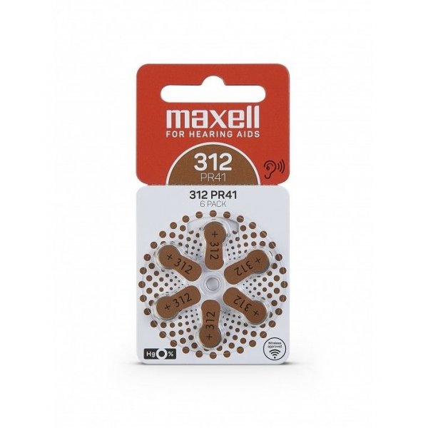 Blister 6 pz batterie per acustica AC312