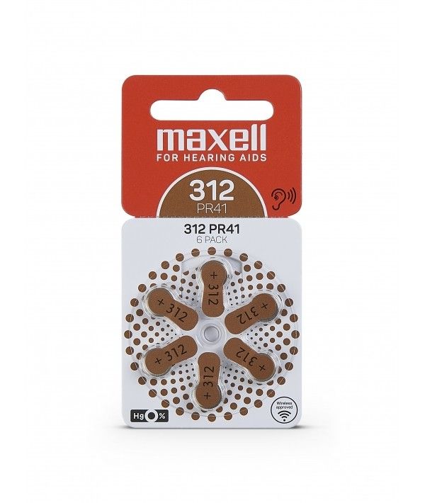 Blister 6 pz batterie per acustica AC312