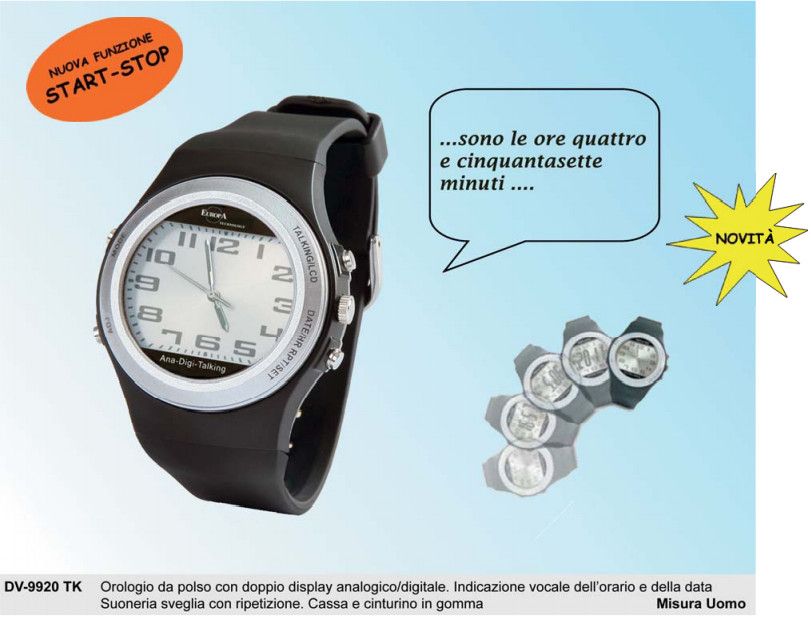 Orologio Parlante DV 9920 - Arredamento - Erashop Market Place