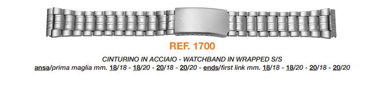 Cinturino Metallo 1700