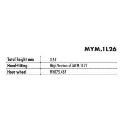 Movimento da Polso Miyota 1L26