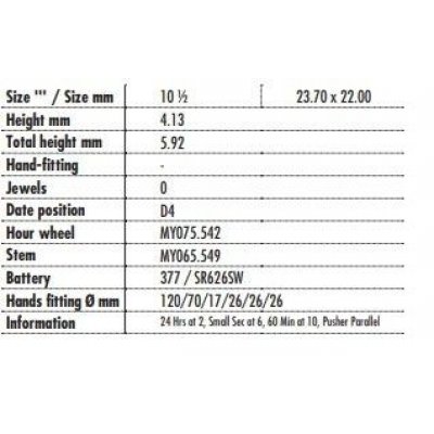 Movimento da Polso Miyota FS00