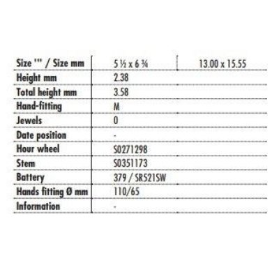 Movimento da Polso Shiojiri VC10