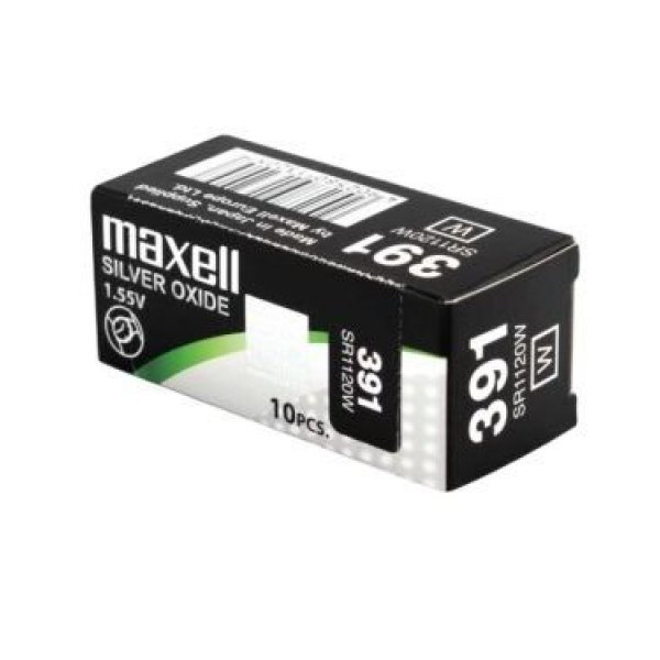 Pile per Orologi Maxell 391
