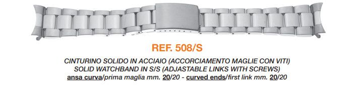 Cinturino Metallo 508 S