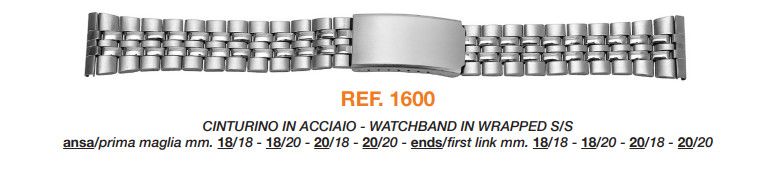 Cinturino Metallo 1600