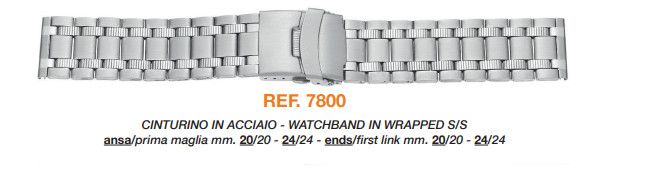 Cinturino Metallo 7800