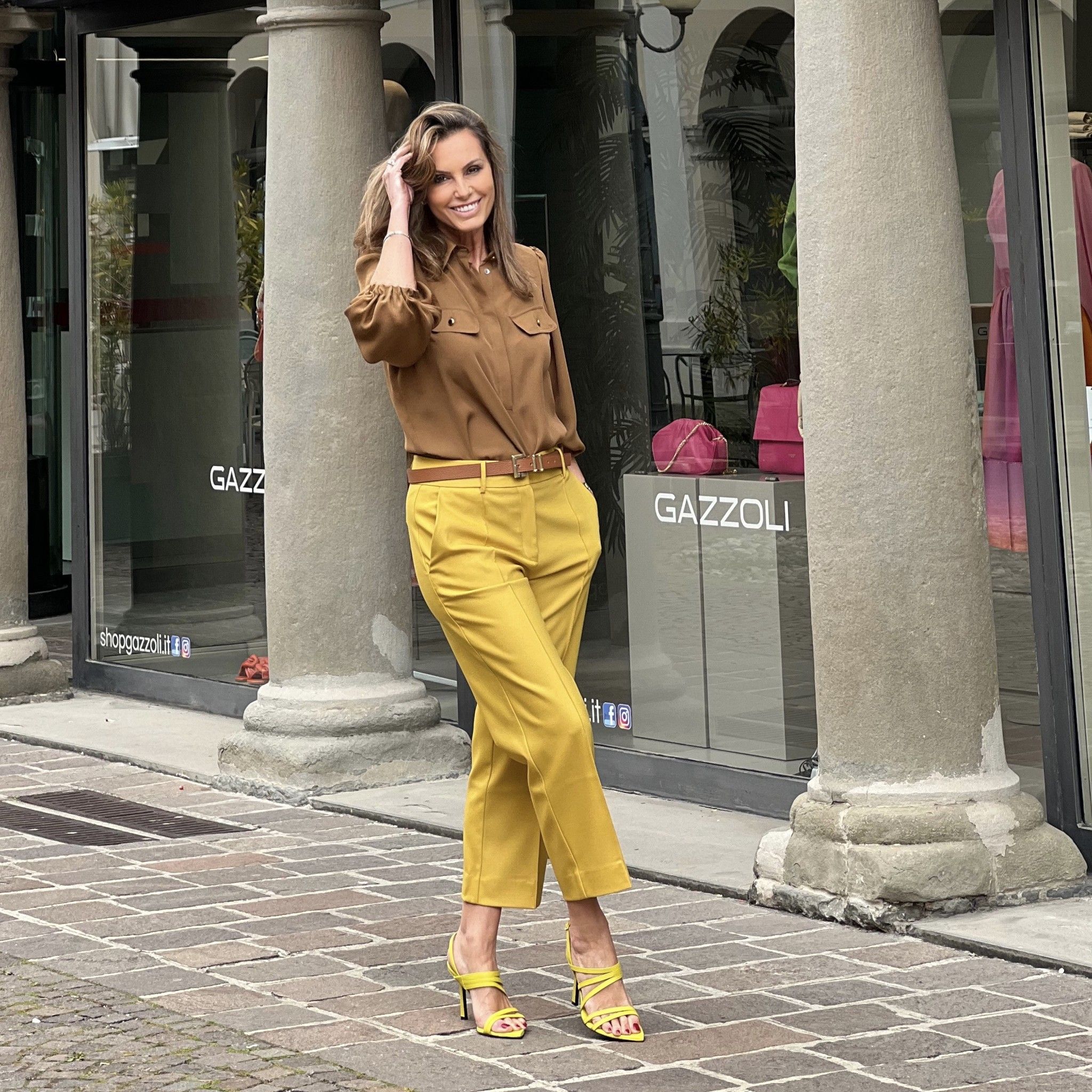 Pantalone Alberobello giallo NG71