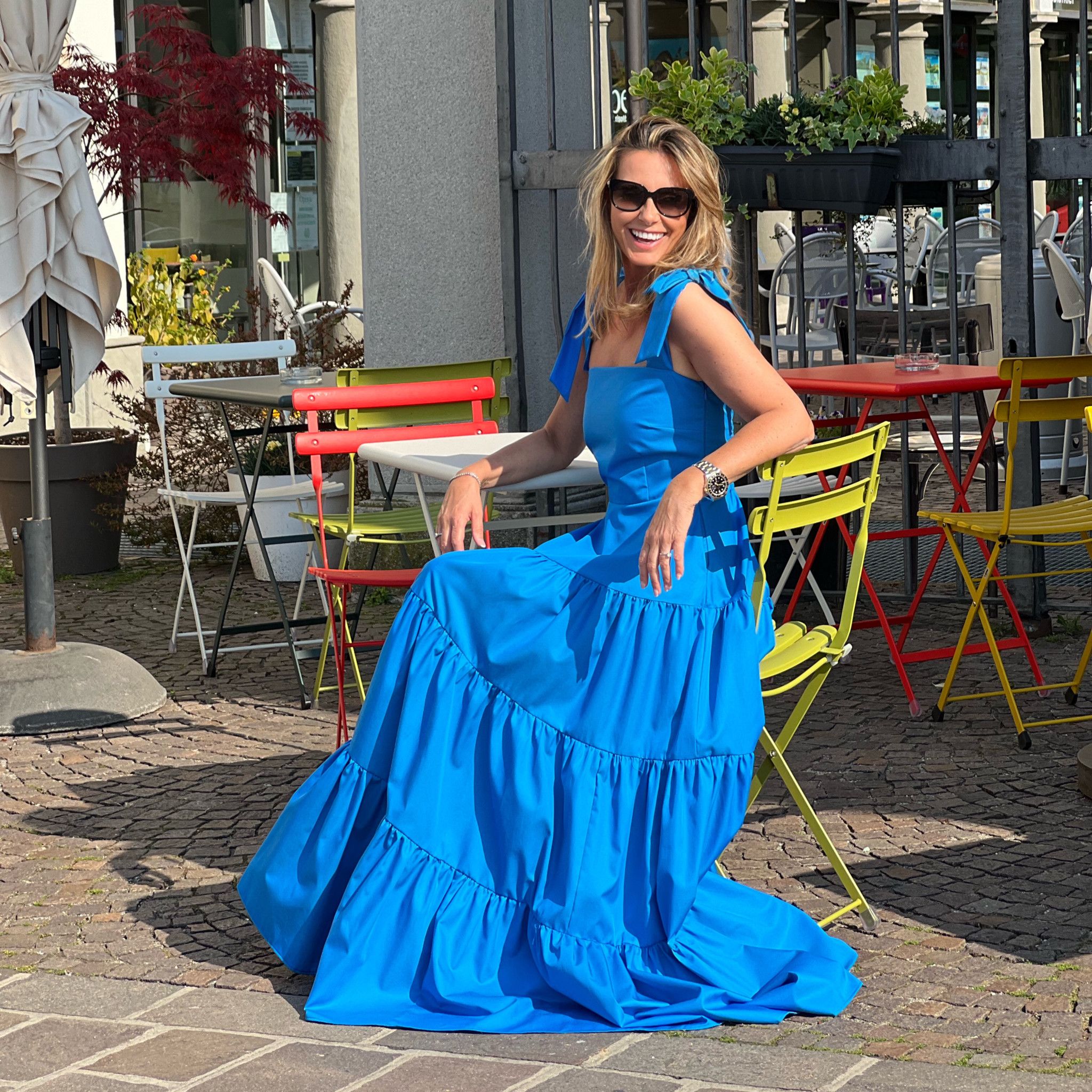 Abito Sardegna azzurro cotone NG71 - Abbigliamento e accessori - Erashop  Market Place