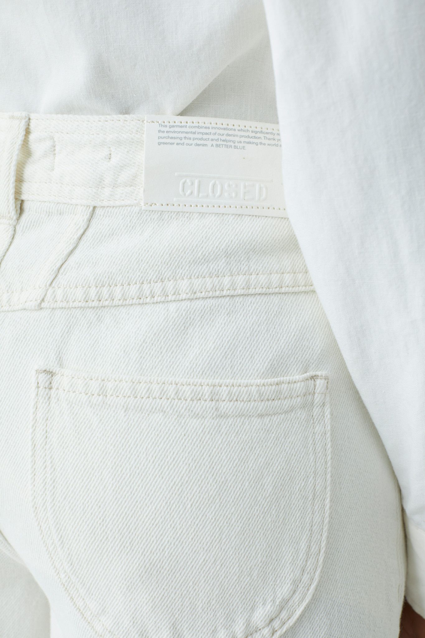 Jeans flared-x panna CLOSED