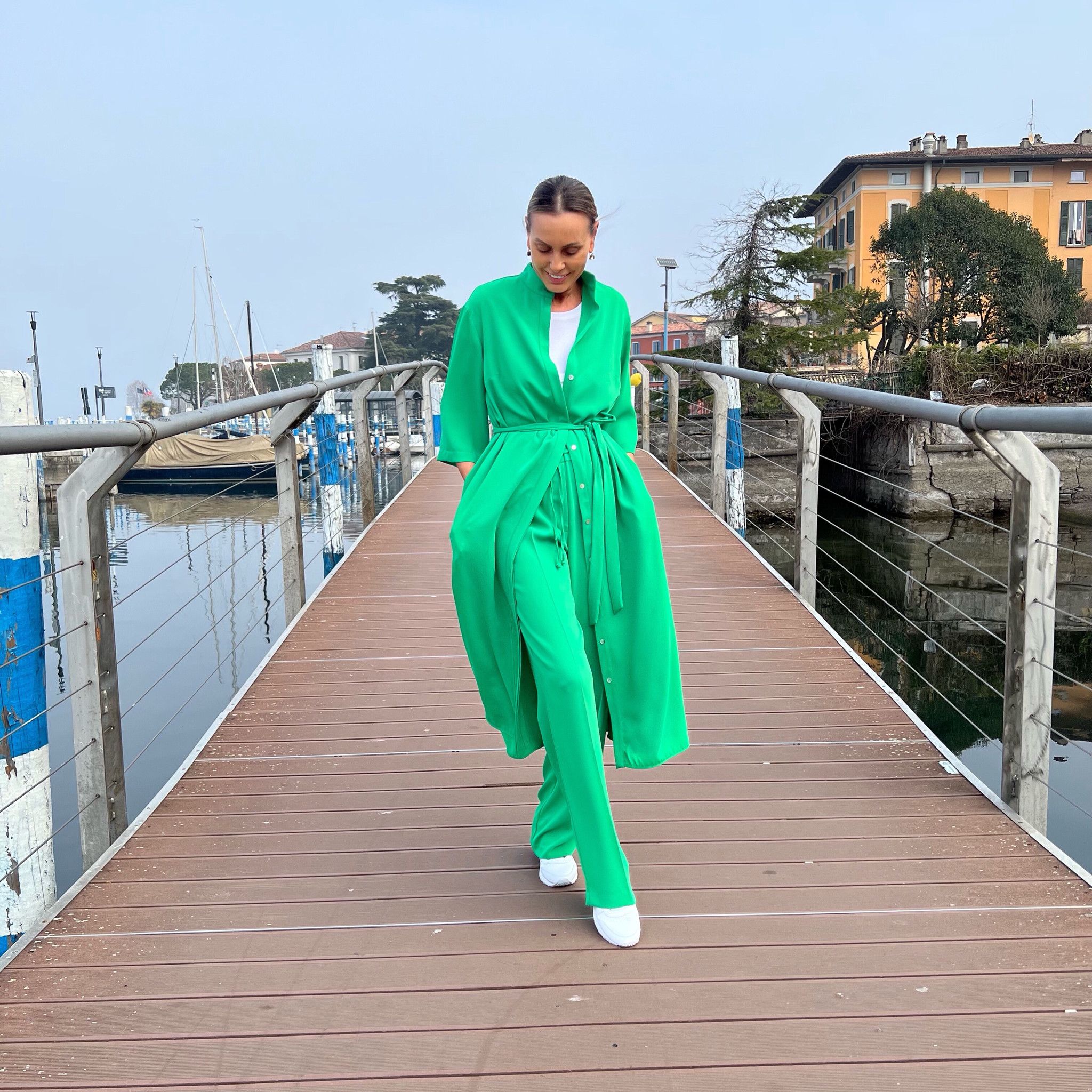 Pantalone Monica Verde NG71