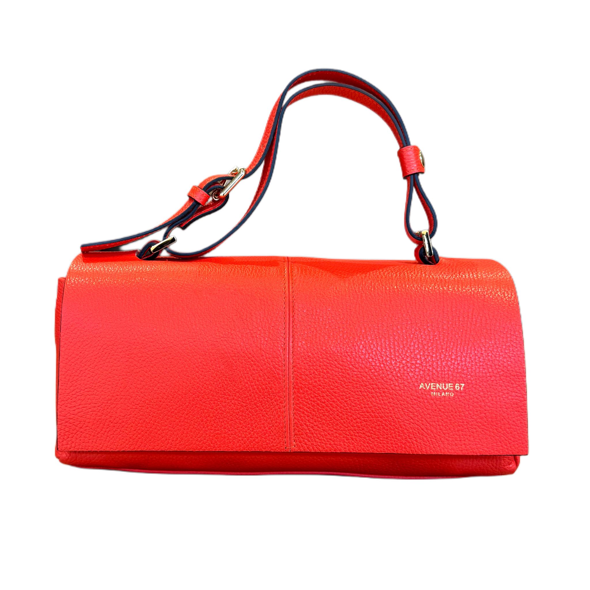 Borsa Elettra Baguette Corallo AVENUE67