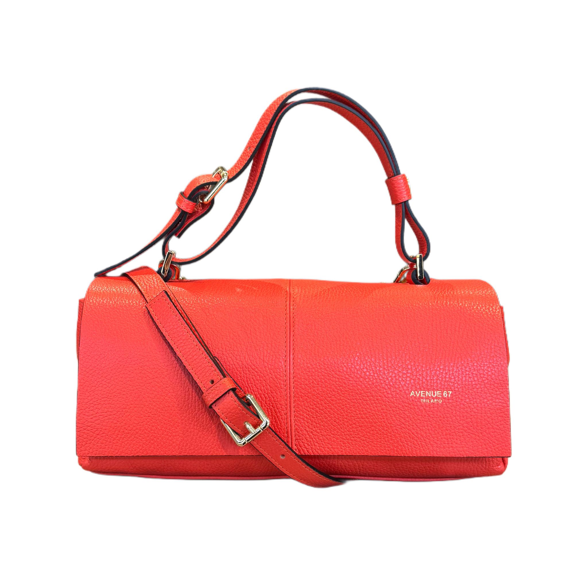 Borsa Elettra Baguette Corallo AVENUE67