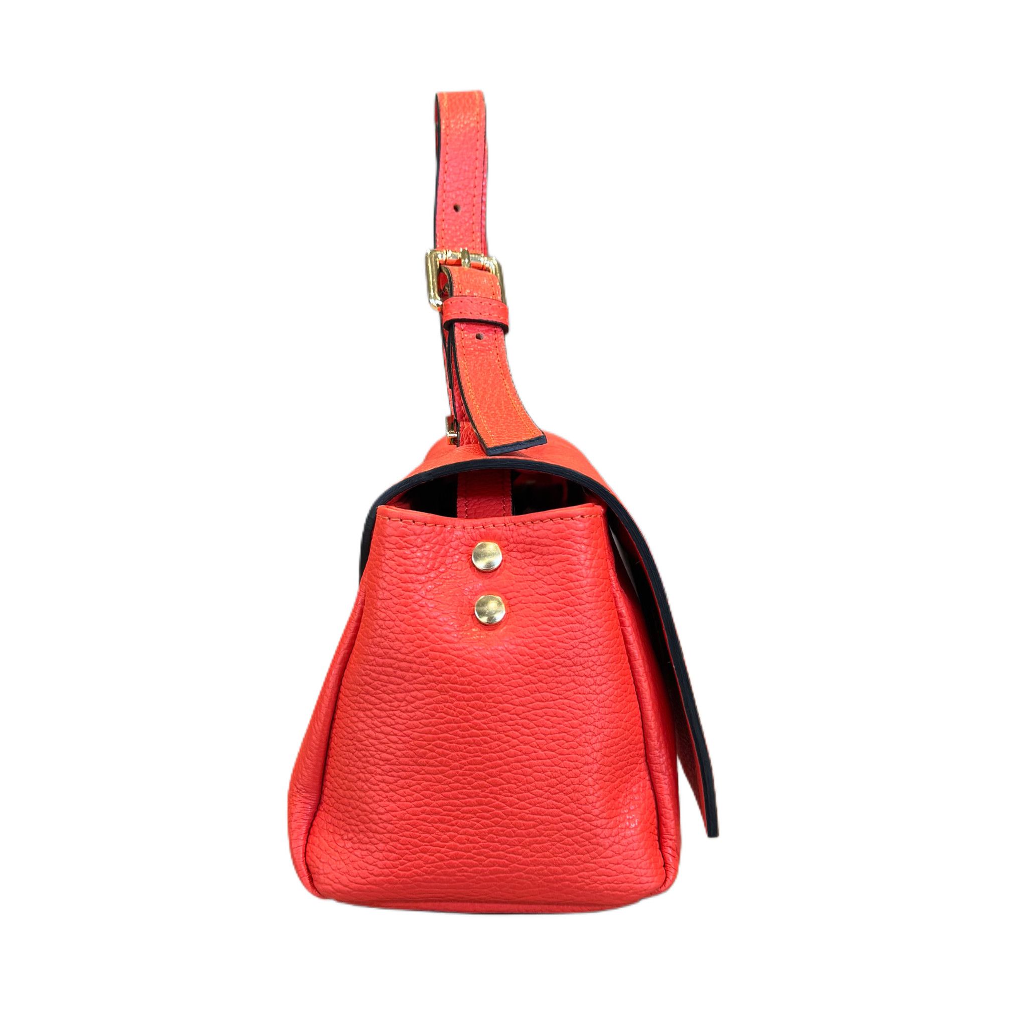 Borsa Elettra Baguette Corallo AVENUE67