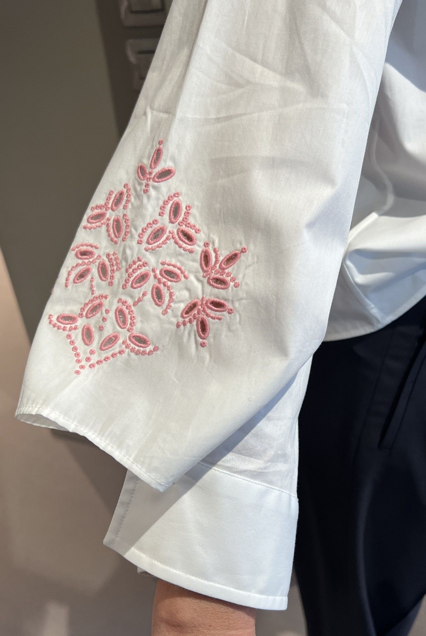 Camicia Bianca Ricamo GUGLIELMINOTTI
