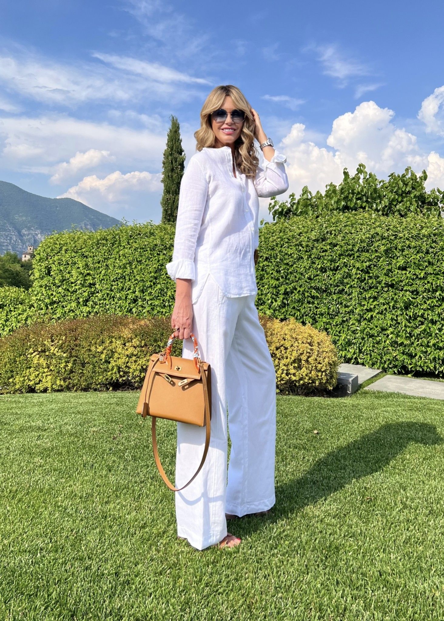 Camicia Bianca Lino GUGLIELMINOTTI