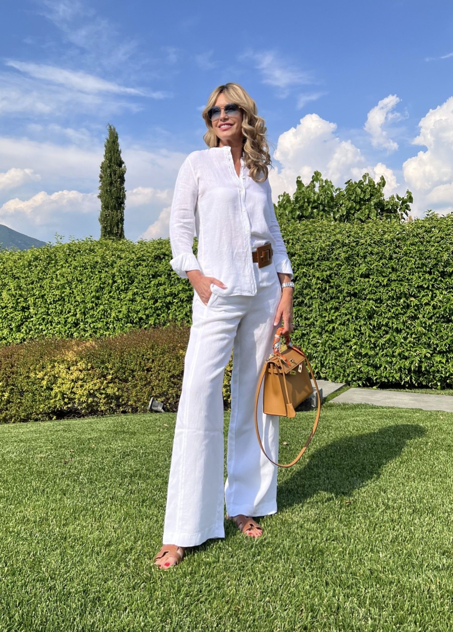 Camicia Bianca Lino GUGLIELMINOTTI
