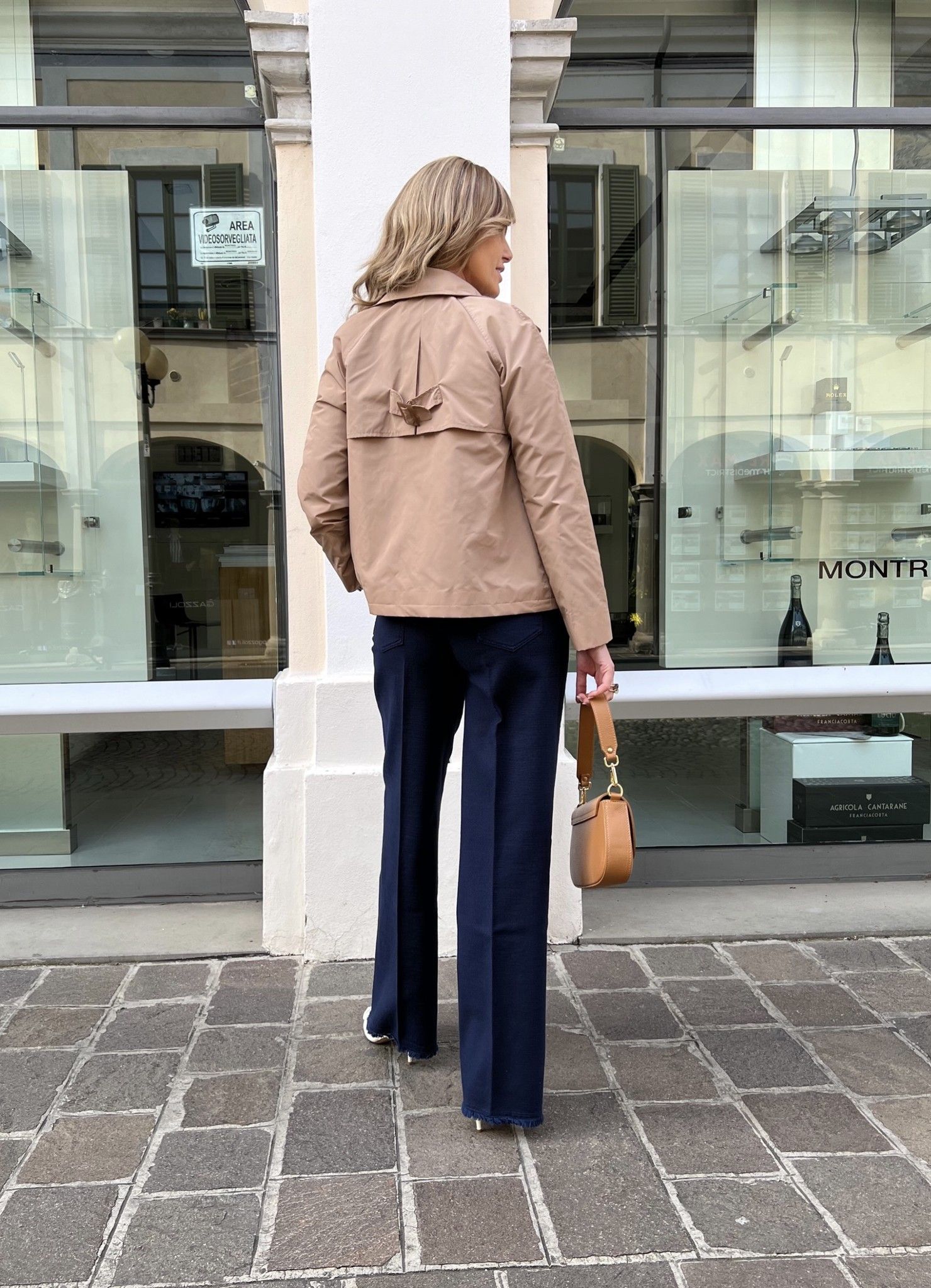 Pantalone Sfrangiato Blu ViaMASINI80