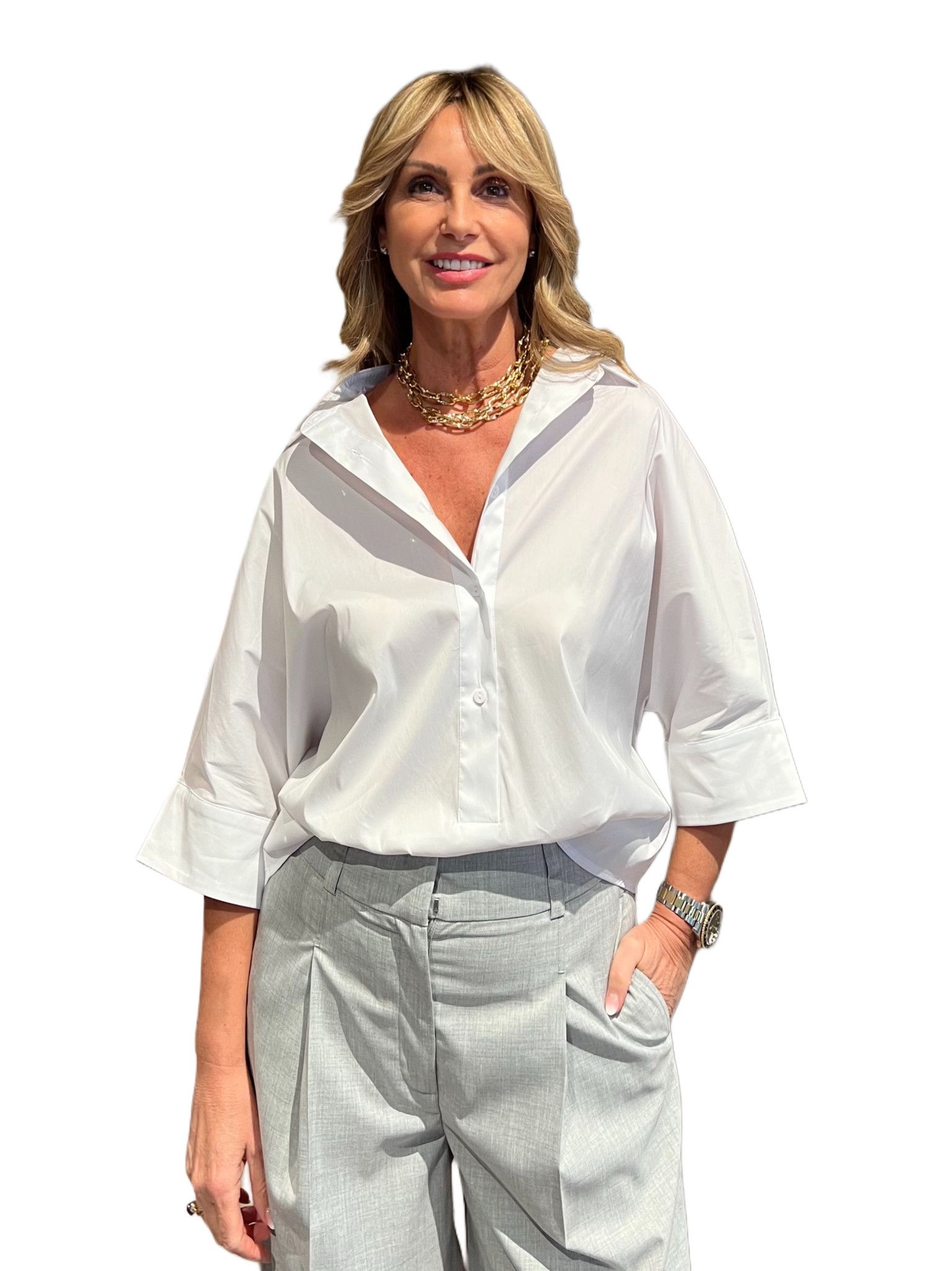 Camicia Over Bianca MAIDA MILA