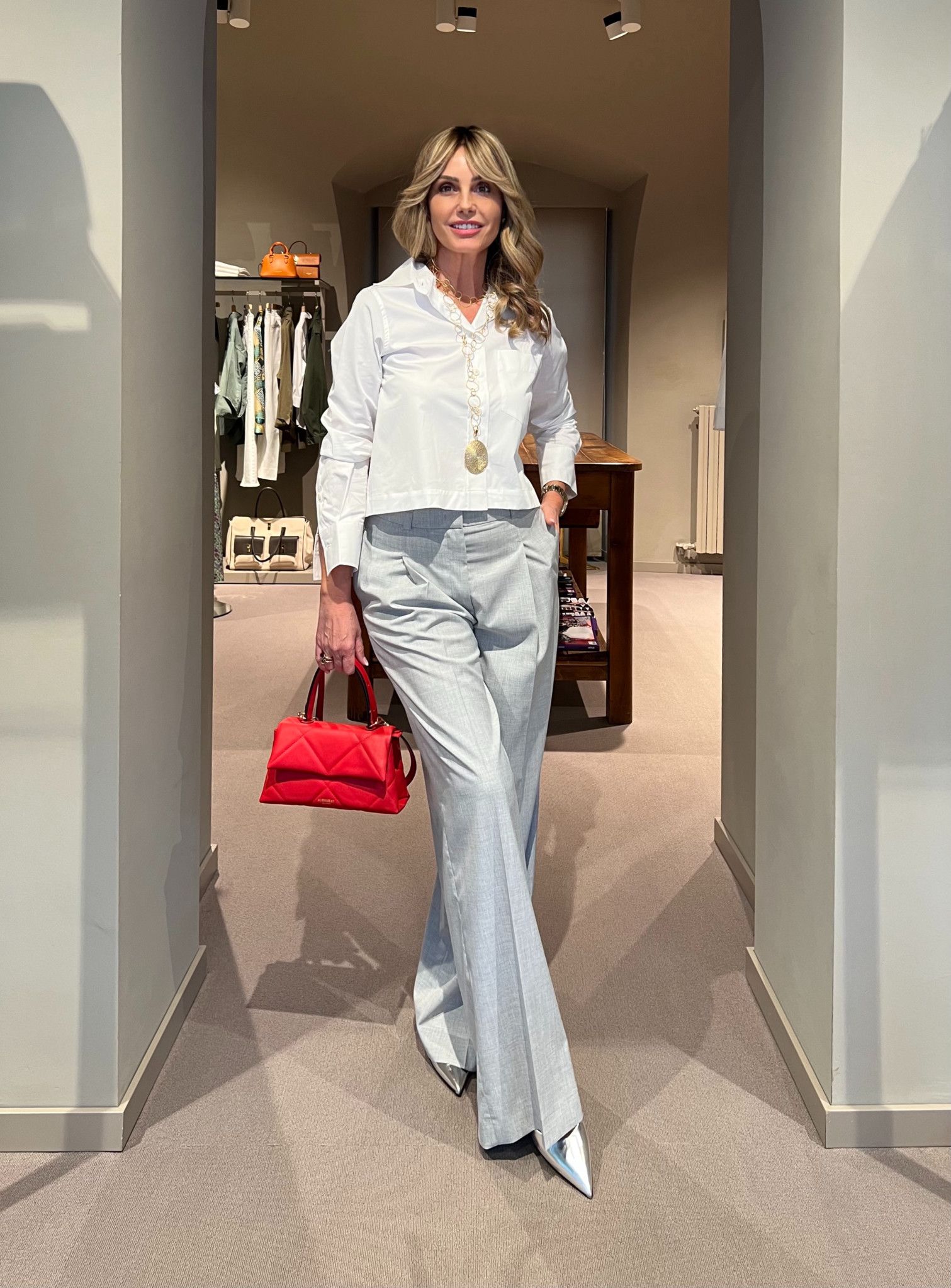 Pantalone Palazzo Grigio PESERICO EASY