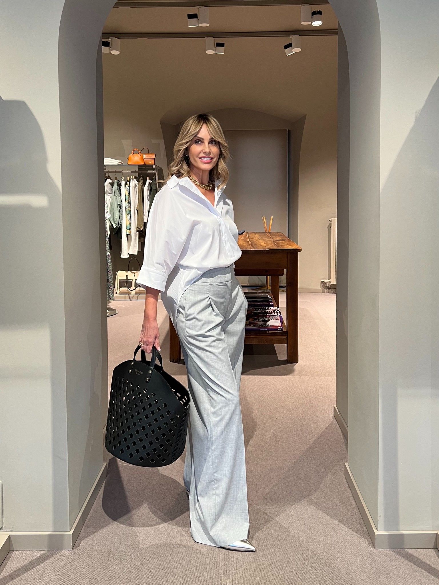 Pantalone Palazzo Grigio PESERICO EASY