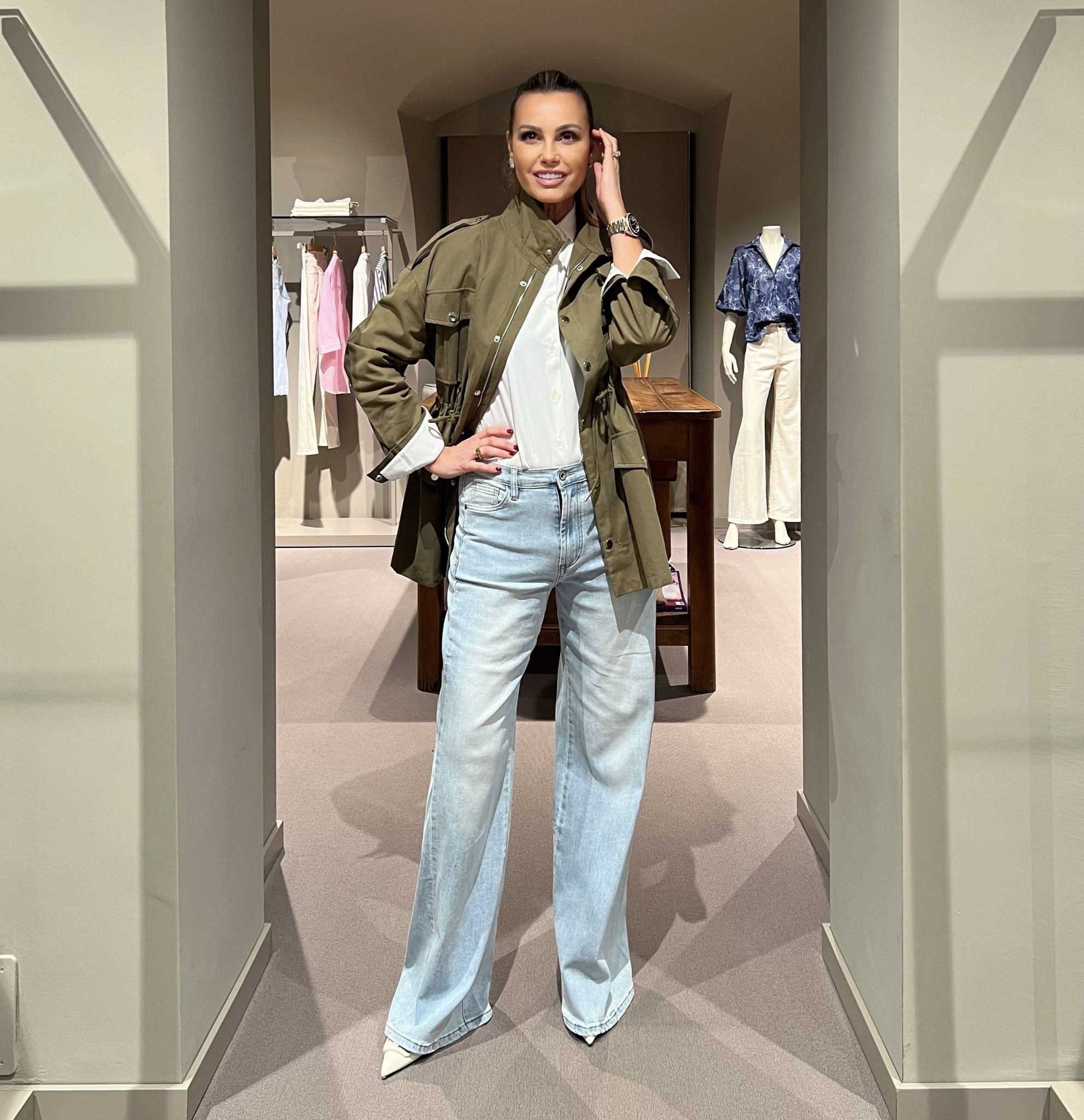 Jeans Wide Leg Denim Chiaro NG71