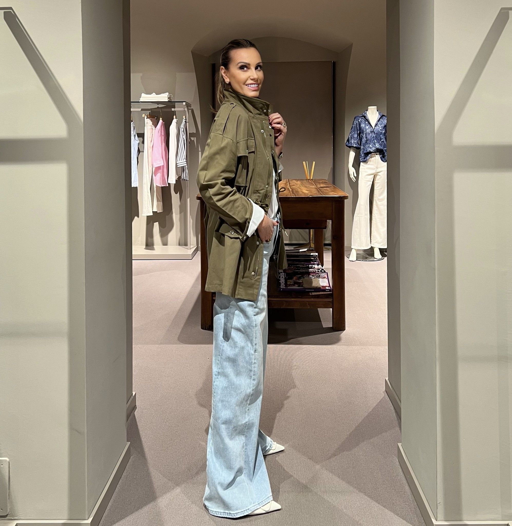 Jeans Wide Leg Denim Chiaro NG71