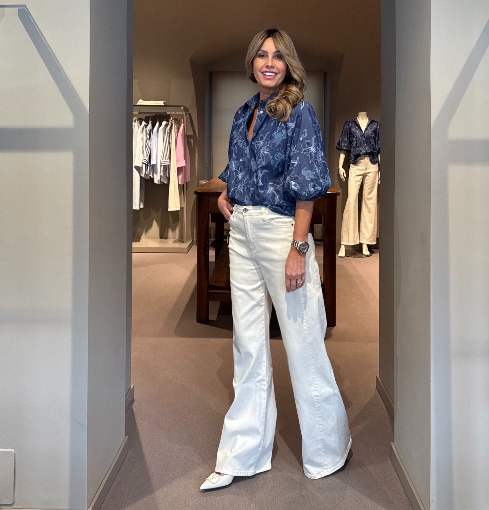 Jeans Wide Leg Panna NG71